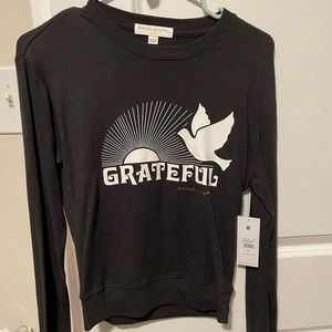 BNWT Spiritual Gangster long sleeve Gratitude shirt XS